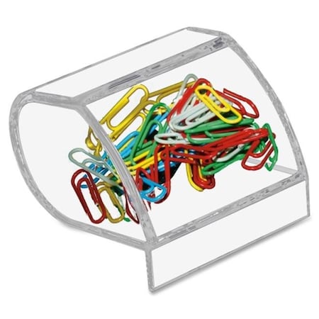 Made-To-Stick Paperclip Holder  Acrylic  3 in. W x 2.75 in. D x 3.5 in. H  Clear MA523668